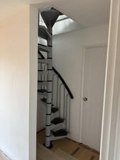 Heavy Duty Fully Metal Custom Spiral Staircase 