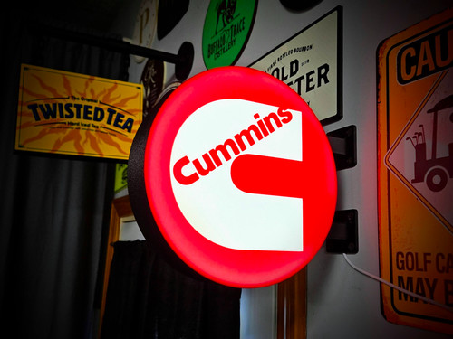 Cummins diesel led lightbox - cummins,