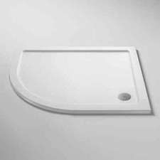 Nuie 1200x900mm Offset Quadrant LH Shower Tray – White, MINOR DAMAGE, Bargain!