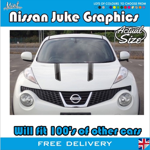 Nissan juke bonnet stripes - juke, jdm