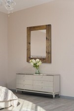 MirrorOutlet Large Rustic Dark