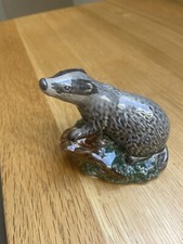 Vintage Beswick Badger  Flask