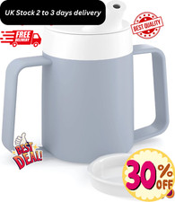 Drinking Cup/beaker mug/sippy , Cup For Disabled Adults  2 Handles 165ml