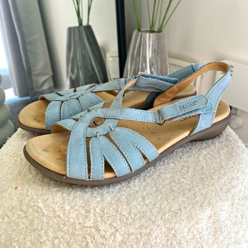 Hotter women blue leather - hotter,