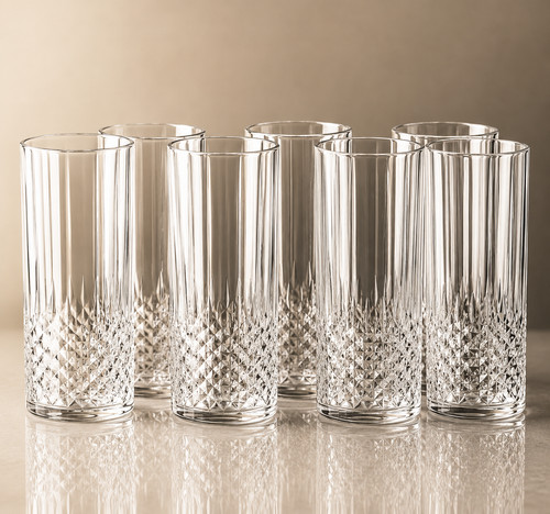 Set crystal tall drinking - 6,