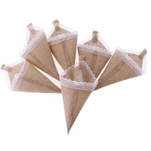Hanging hessian lace - hessian,