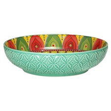 Green Ceramic Bowl Tuscany