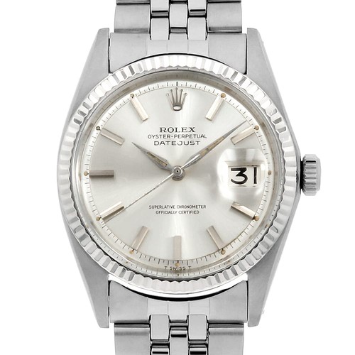 Rolex datejust 1601 - silver, bar