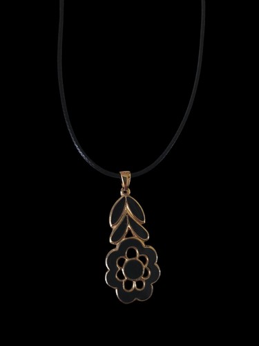 Handmade flower pendant - flower,