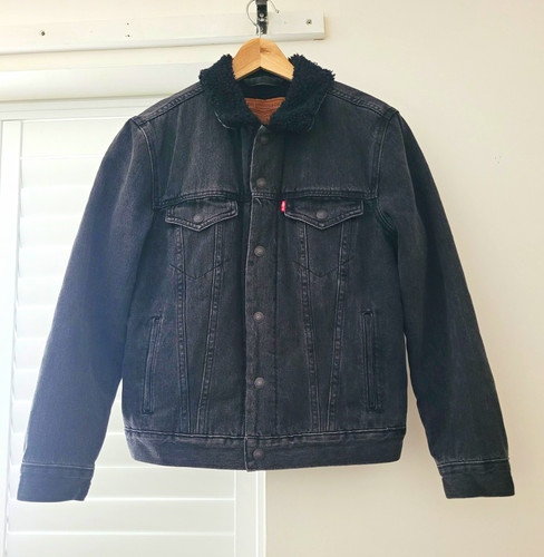 Levi premium trucker black - trucker,