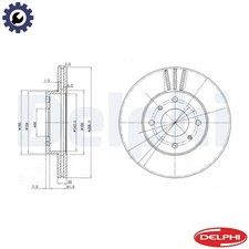 2x BRAKE DISC BG2567 FOR