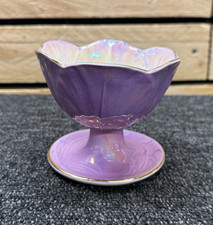 Vintage Maling Ware Pink Lustre Sundae Bon Bon Nibbles Dish 10CM Tulip Shape