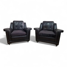 PAIR vintage retro armchairs -