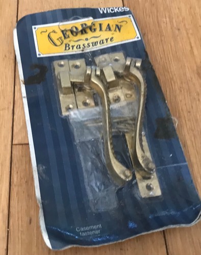 Georgian brass casement - brass,