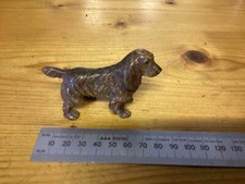 cold painted bronze Very Old,cocker Spaniel Dog,very Nice,heavy Item.