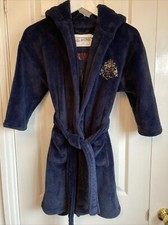 Kids M&S Harry Potter Dressing Gown / Bathrobe, Navy Blue, Unisex, 7-8 Years