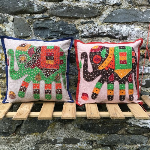 Elephant patchwork cotton - elephant,