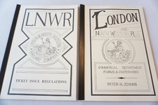 1990 lnwr railway ticket - railway, book