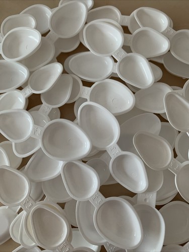 White plastic double tipped - plastic,