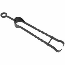 Wrought Iron Tongs with Safety