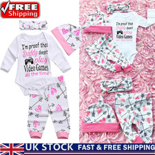 4Pcs Newborn Baby Girls