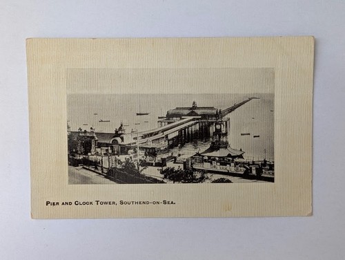 Vintage postcard pier and - vintage, postcard,