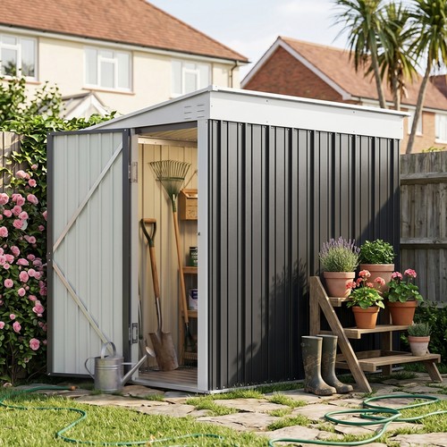 6x4ft garden storage shed - 6x4ft,