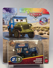 DISNEY PIXAR CARS COLOR CHANGERS - RACE & RESCUE SARGE - NEW - COMBINED POSTAGE