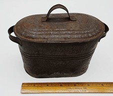 Tin Metal Boiler Wash Tub w