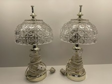 (2) Vintage Lead Crystal Clear