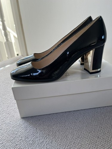 Bennett black patent gold - patent,