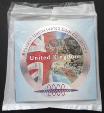 2000 Royal Mint Millennium sealed BUNC coin year set 1p to £2