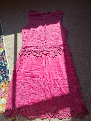 Joules pink lace - joules, embroidered