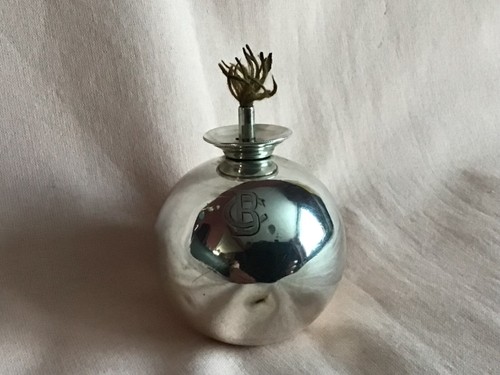 Edwardian silver cigar table - silver,