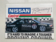Nissan Racing with Castrol Issue 3 Brochure GTI R sunny Swedish Rally 1992 BTCC