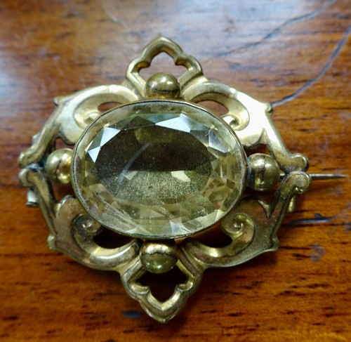 Antique victorian citrine - antique,