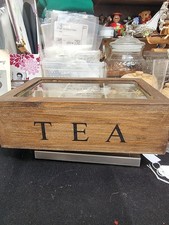 Rustic Wooden Tea Box 6