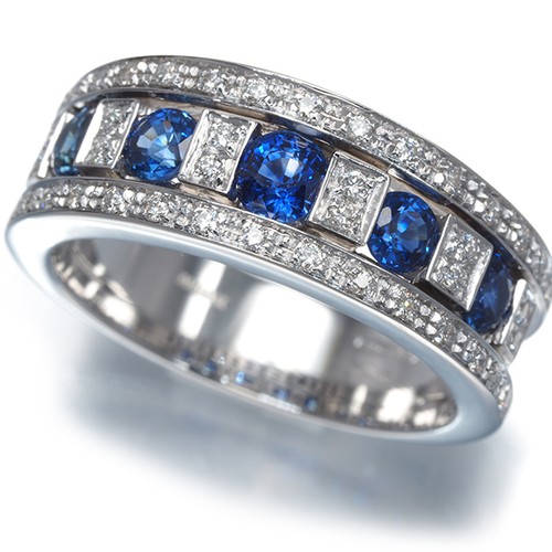 Auth damiani ring - damiani, sapphire