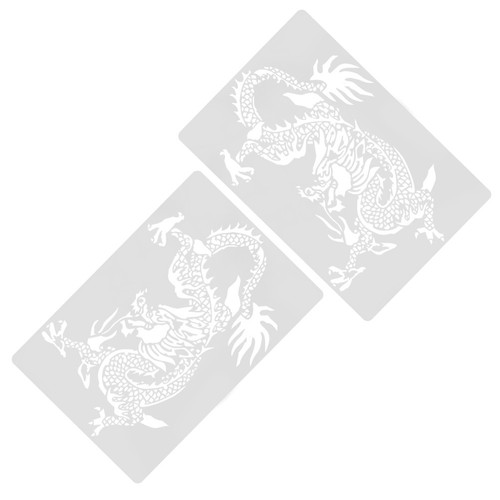 2pcs dragon stencils painting - 2pcs,