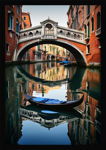 Intimate venice canals framed - intimate,