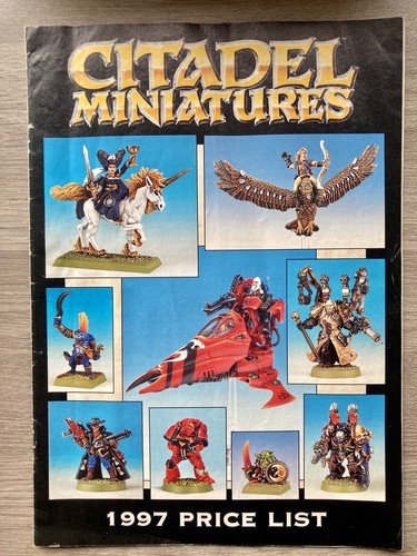 Citadel miniatures 1997 price - citadel,