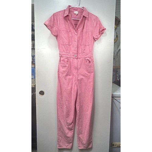 Entro pink utility jumpsuit - entro,