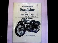 OWNERS INSTRUCTION MANUAL FOR EXCELSIOR 250cc TALISMAN TWIN 50-54 EXC08