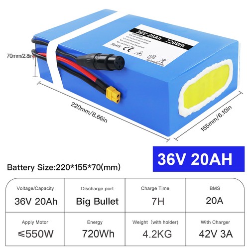 36v 20ah lithium - 20ah,