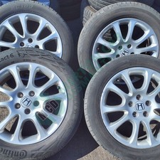 HONDA Cr-v SET OF 4 ALLOY WHEELS  18" TYRES X4 -