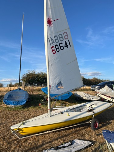 Laser dinghy with rigging - laser, xd
