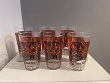 6 Captain Morgan Tiki Glasses