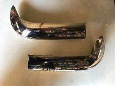 Fiat 1300 1500 PAIR CANTONAL FRONT BUMPERS OLD STOCK 