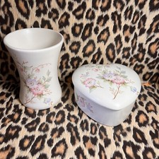 Vintage Set Of Two Trinket Pot