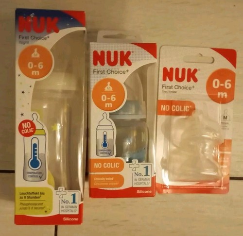 Nuk 6month bottle bundle - 0-6month,